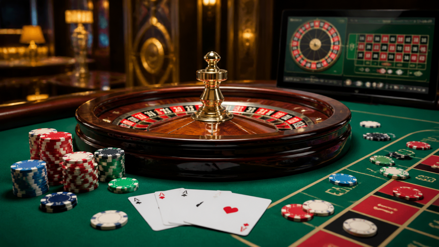 What to Know Before Exploring a Singapore online casino Roulette table with cards and chips for an online casino theme